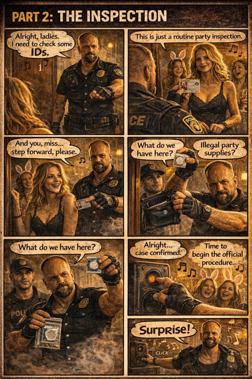 You never know who will arrive first — a real police officer or the performer You never know who will arrive first — a real police officer or the performer