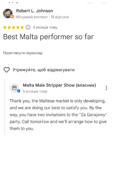 Bride surprise review Malta