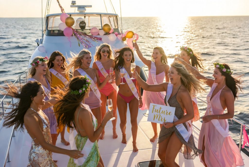 yacht hen party